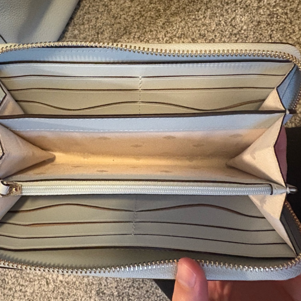Kate Spade Light Blue Wallet Only - Picture 3 of 3